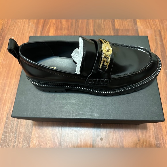 Versace loafers gold medusa logo - Picture 2 of 7